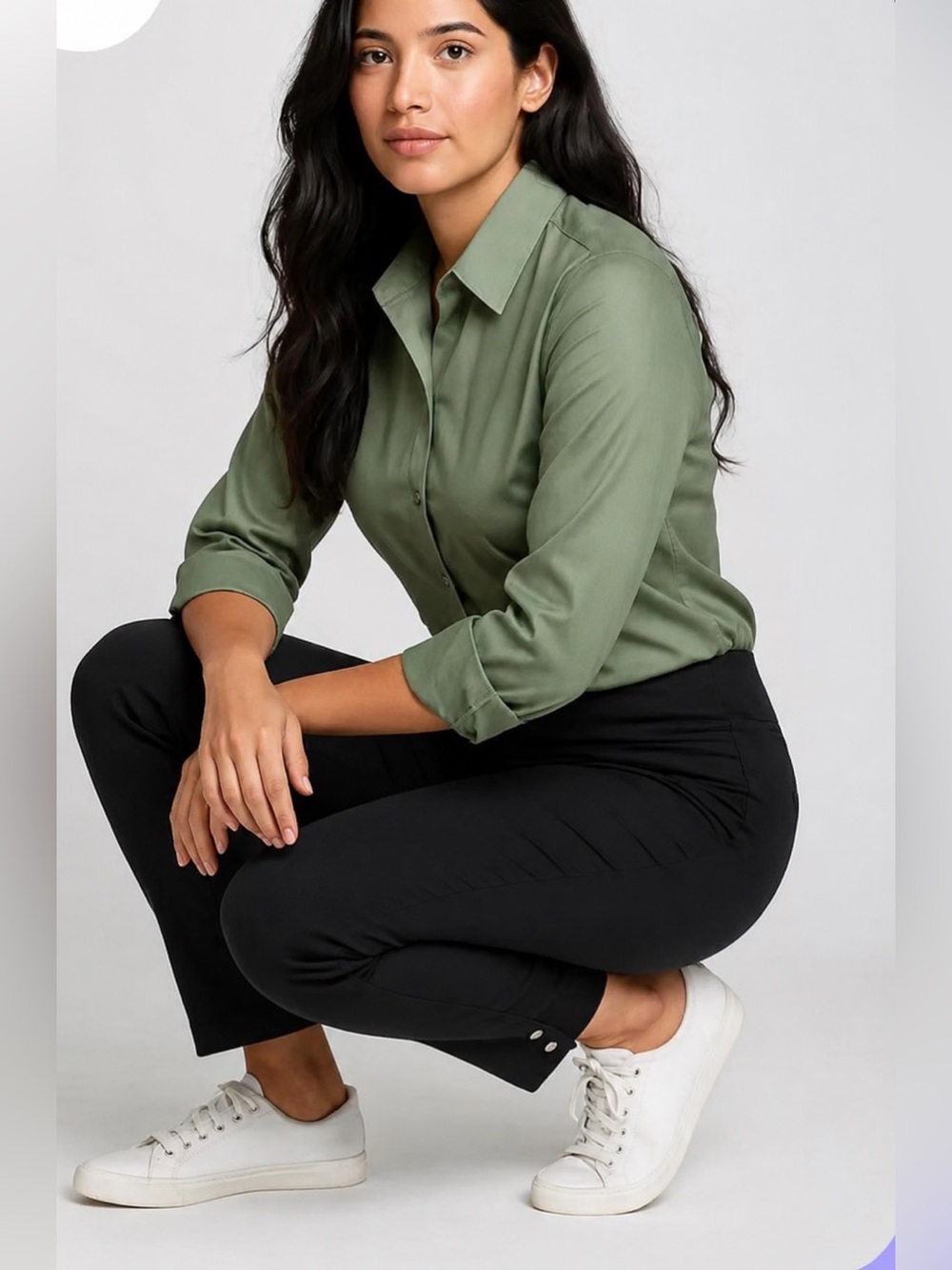 Van Heusen Stretch Extensible button ankle pants